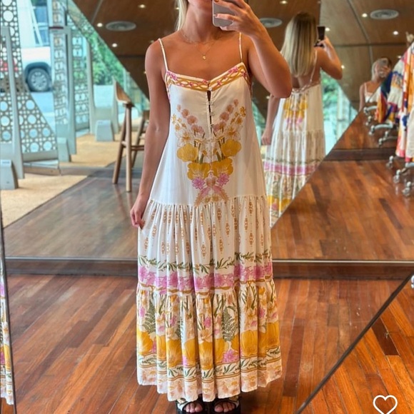 SOLD - FARM Rio Alice Long Dress Size S - Picture 4 of 11